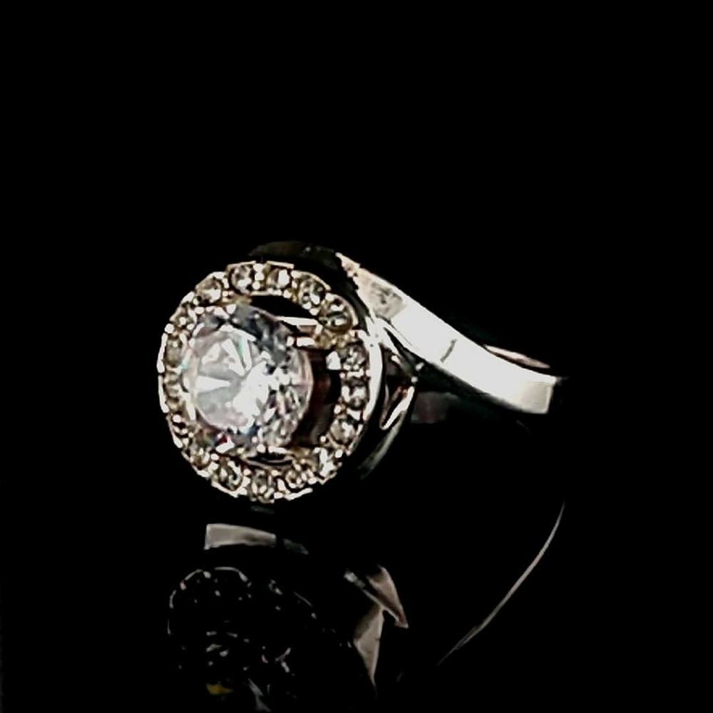Ladies Sunshine Swirl Cocktail Ring